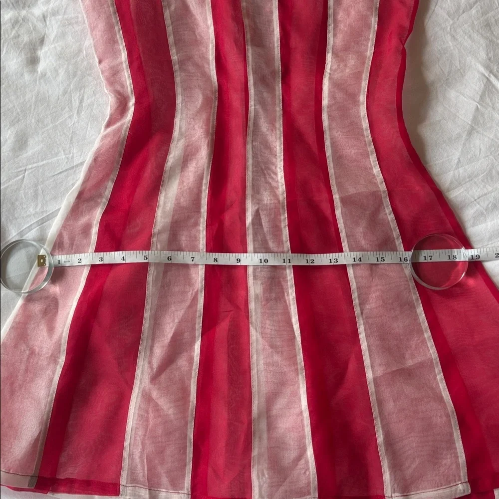 NWT Fashion Brand Company Red/White Stripe Mini - Picture 10 of 13